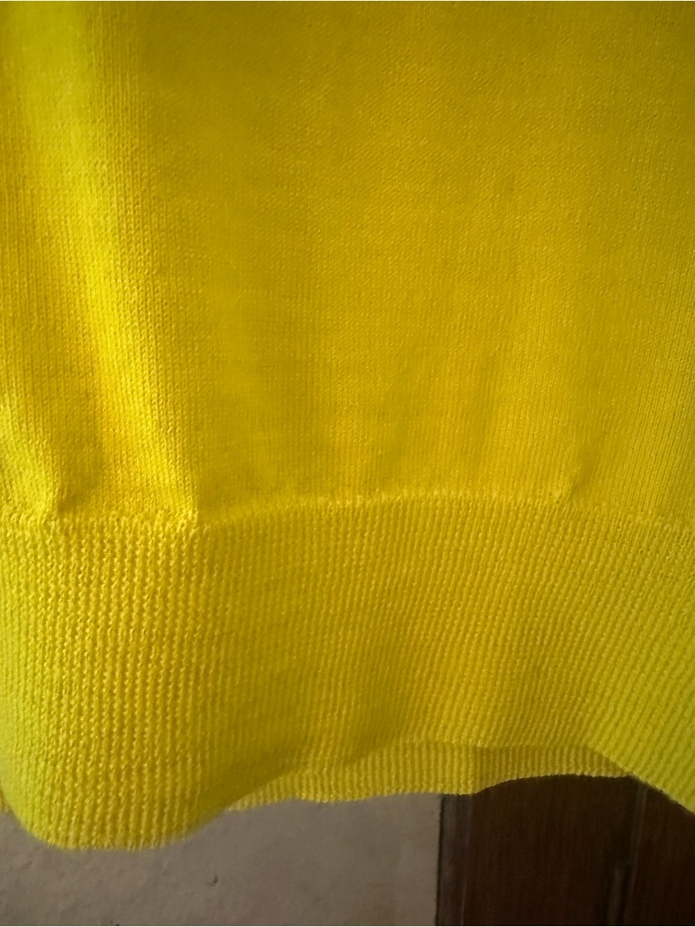 J. Crew Women’s Lightweight Merino Wool Sweater in Vibrant Yellow Size Large - Picture 10 of 14